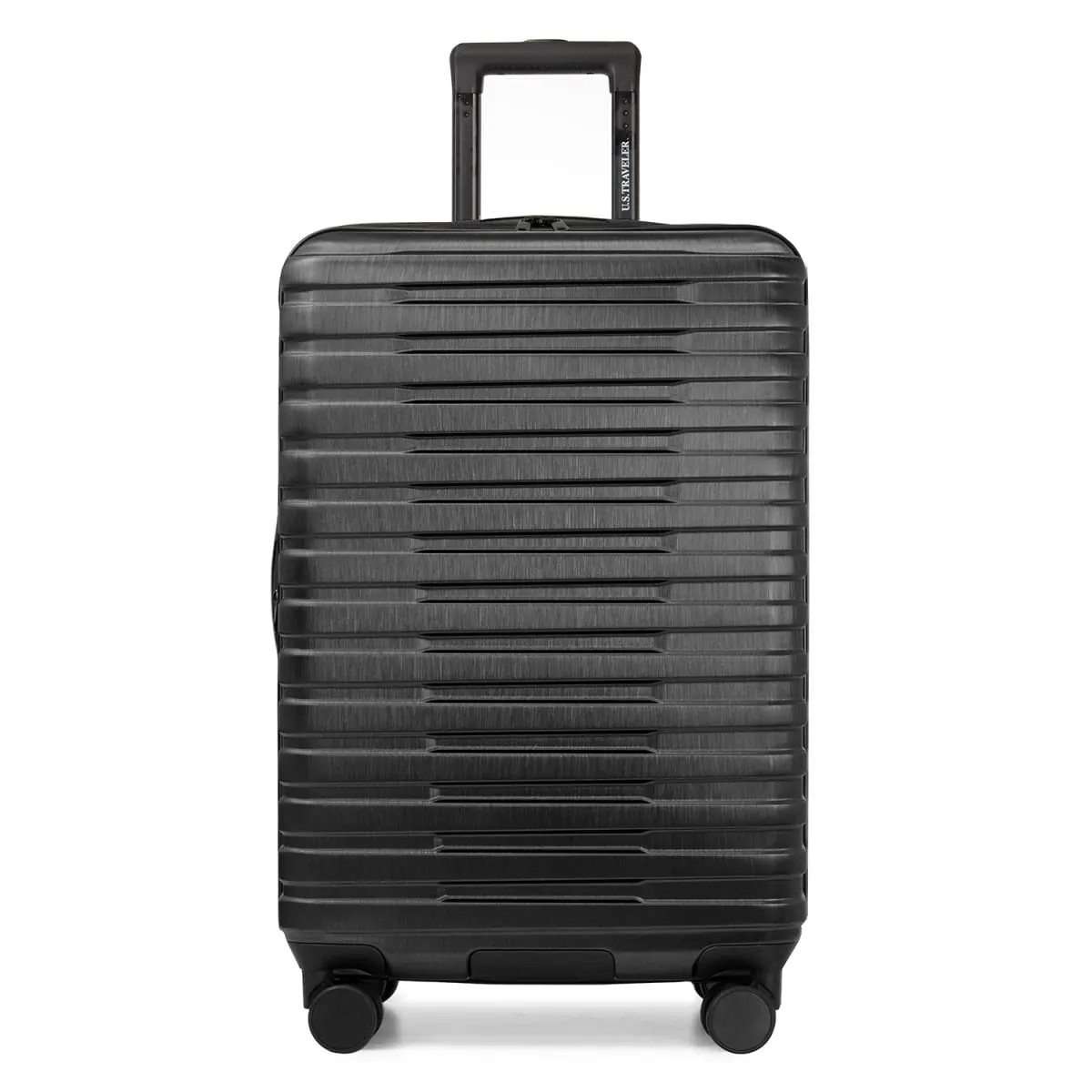 212 MAIN 26 in. Checked Medium Boren Hardside Spinner Luggage - Hardshell Construction, Rugged Durability, Waterproof, Expandable Packing Luggage (US0918126)