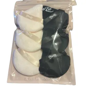 MissLil 6pcd Power Puff - 6 Pieces Powder Puff Set for Your Needs