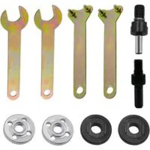 2 SET |   Electric Drill Conversion Angle Grinder Adapter Connecting Rod Kit with Wrench Variable Shaft Coupler Converter Tool,10mm Arbor Mandrel Adapter,Adapter Set for Most Small Angle Grinder.