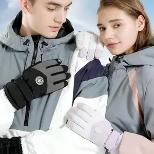 Winter Gloves Touch Screen Water Resistant Man Skiing Gloves Windproof  Waterproof Warm Thermal Women Gloves Lightweight Anti Slip Gloves for Cold Weather Ski Snow Running Cycling Driving Biking Hiking Walking