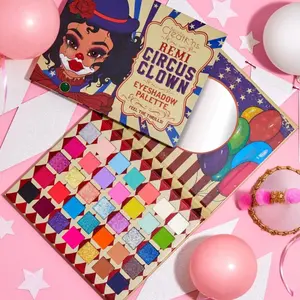 35-Hi Color Eyeshadow,Remi BC Circus Clown Palette,Diamond Pigment,Hi-Vivid Mattes+Shimmers-Cosmetics-MakeUp