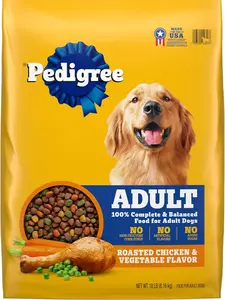 Pedigree Complete Nutrition Adult Dry Dog Food, Roasted Chicken & Vegetable Flavor,18 lb. Bag