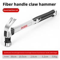 10oz fiber handle anti-slip round head