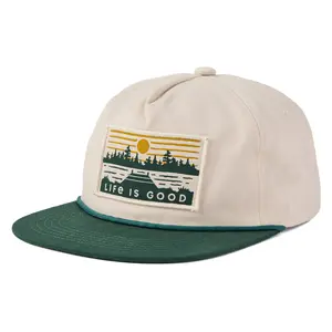 Adult Unisex Scenic Dock Twill Rope Hat