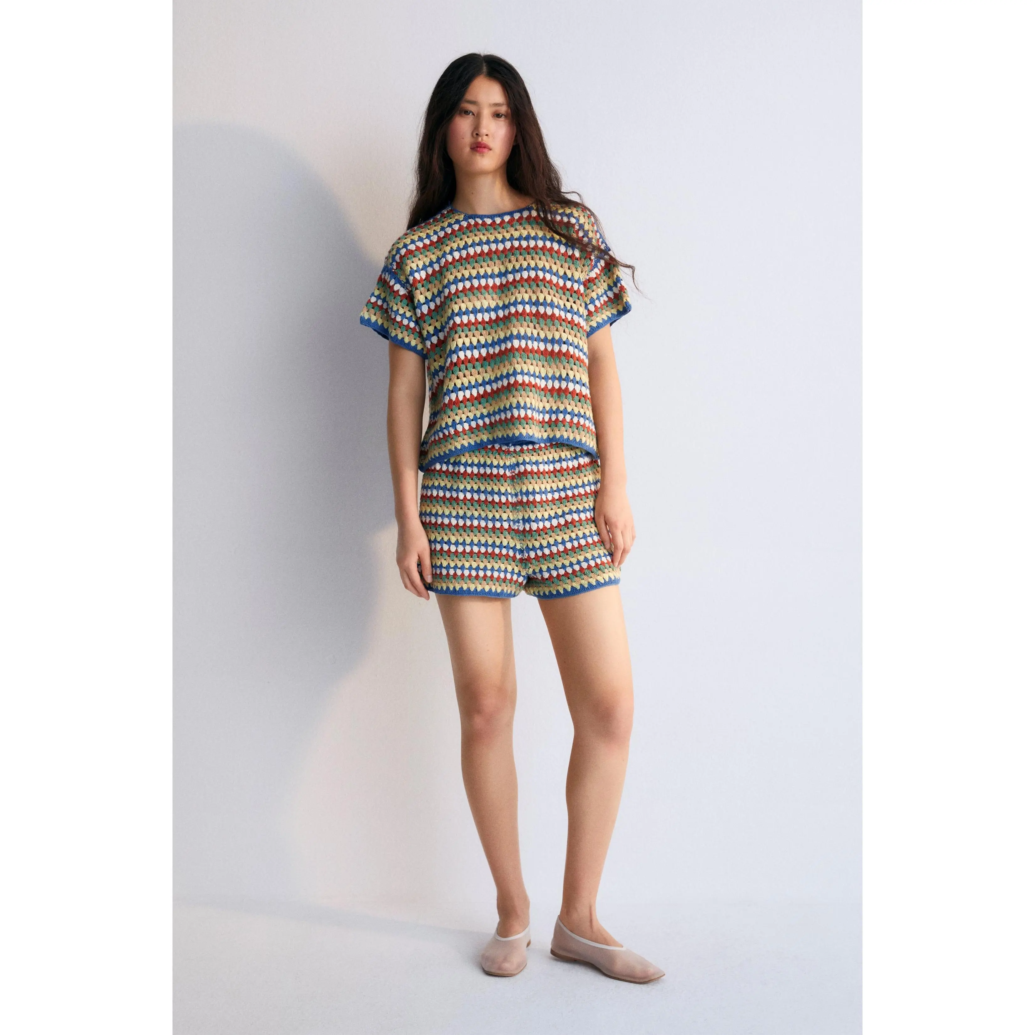 Serifos Crochet Jumper Knit Top