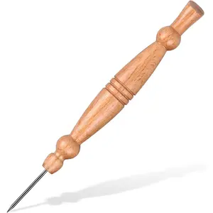Precision Stiletto & Pressing Tool, Handy for Getting Seams to Lay Correctly, Quilting Sewing Awl Tool, Leather Hole Punch for Sewing