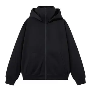 Men's Full Zip Up Hoodie Sweatshirt, Casual Long Sleeve Hooded Jacket with Pockets, Soft Basic Activewear Top