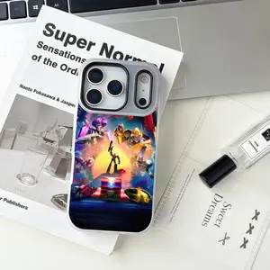 T-Transformer Films  Phone Case For iPhone 17 16 15 14 13 12 11 Pro Max Air Plus Large-aperture Jelly Double-layer Frosted phone Case Luxury Fashion