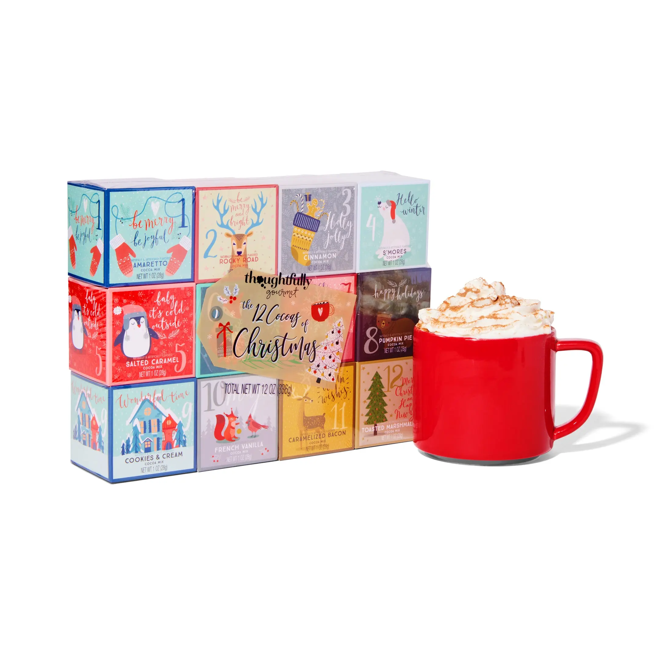12 Cocoas of Christmas Hot Chocolate Gift Set 12 Cocoas of Christmas Hot Chocolate Gift Set