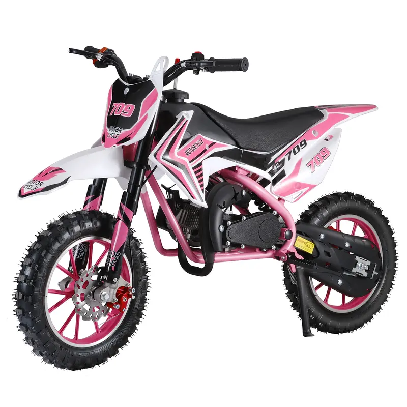 Explorinox Kids Dirt Bike:Children's electric toys car, Max Speed 40 KM/H, Professional Front & Rear Disc Brakes for Safe Riding(pink)