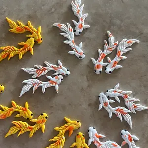 Koi Fish earrings/ Koi fish dangles/Polymer Clay earrings/ Aquatic earrings