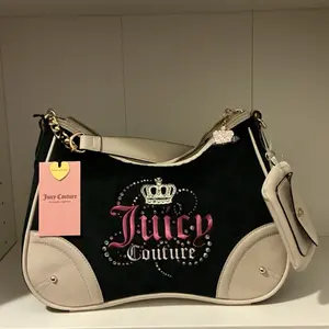 Juicy Couture Dreamy Juicy Shoulder Bag, Liquorice/Crystal Color