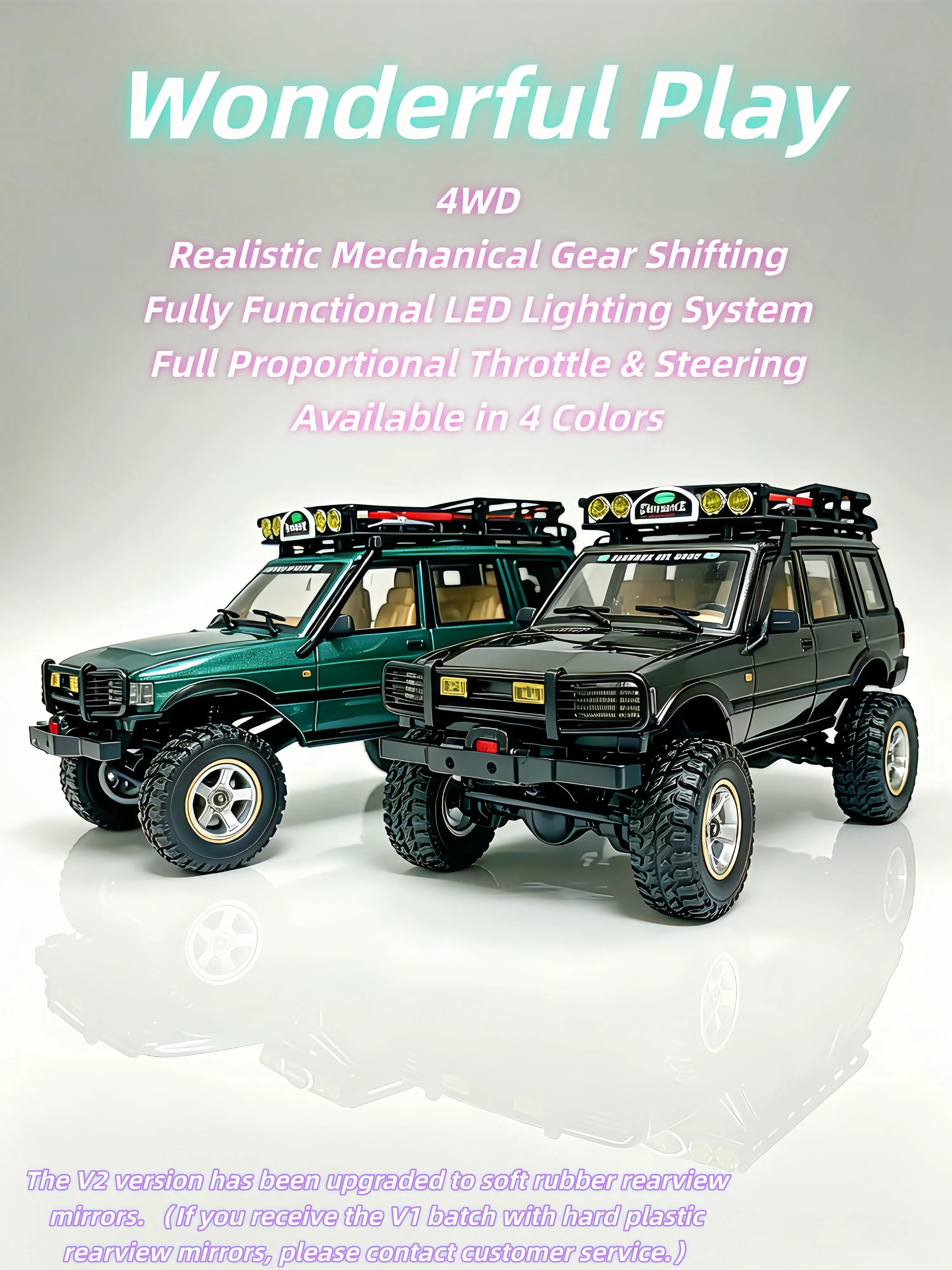 JXC 1/18 Scale 2.4GHz High Torque 4WD RC Crawler Toy Car JXC 1/18 Scale 2.4GHz High Torque 4WD RC Crawler Toy Car