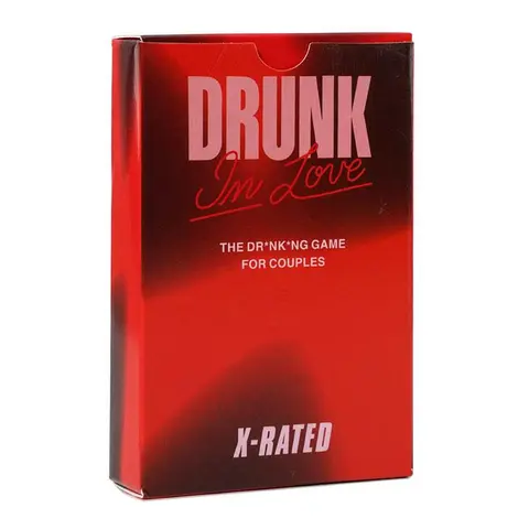 Drunk in Love Card Game, Tabletop Games, Fun Tabletop Game, Couples Drinking Game for Date Night, Game Cards, Couples Games for Adults, Perfect for Anniversary or Festival Gift