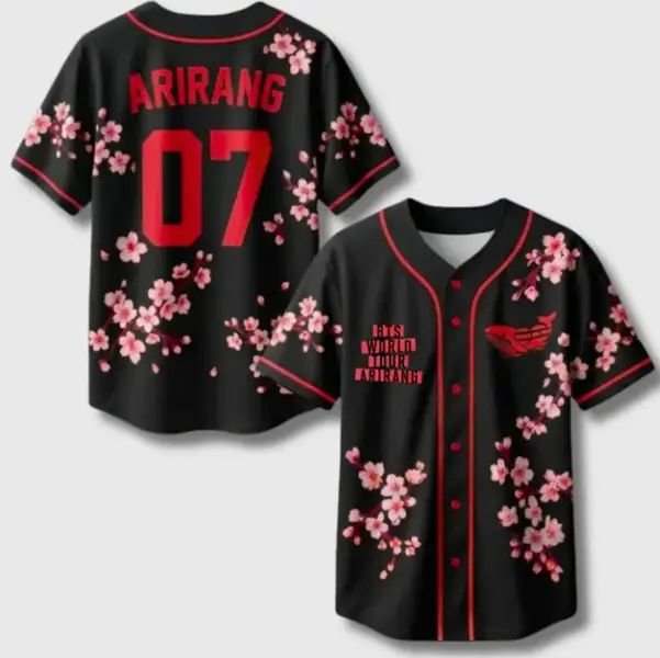 Kpop Group Bangtan Style Jersey, Custom Bangtan Boys Members Baseball Jersey For Army, Bangtan World Tour 2026 Merch Top, Bangtan Comeback 2026 Sports Vest