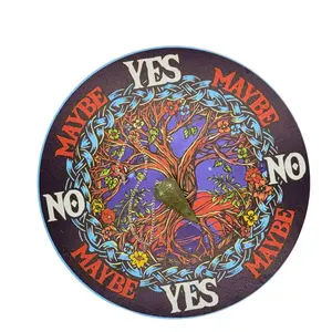 8" Tree of Life Pendulum Board – Full-Color Divination Tool for Pendulum Readings, Meditation & Intuition Work Artwork Decor Hanging