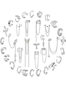 Ear Cuff Earrings Set for Women Adjustable Fake Earring Cuffs Non Piercing Earring Set Ear Jewelry Set
