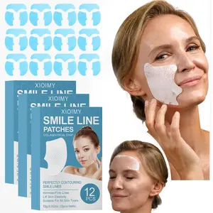 48pcs Face Smile Line Dissolving Mask, Deep Moisturizing, Smooth Soft Hydrated Skin, No Fragrance, Collagen Facial Care