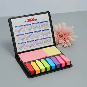 Sticky Note with Calendar Box, 1 Box Multi-color Sticky Note, Student Sticky Note, Desk Organizer for Home School Office, Office Supplies