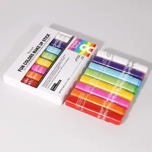 8 Colors Face Paint Sticks, 8 Counts/set Long Lasting Waterproof Makeup Stick for Cosplay, Stage Performance, Professional Makeup Accessories
