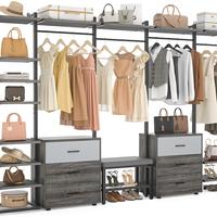 Black Oak-with 6 wood drawers