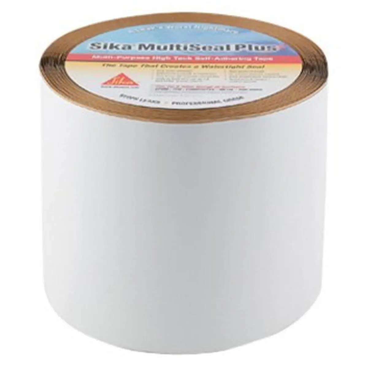 Sika Multiseal Plus Tape (0911.1349) - 6x50 Roll Self-Adhesive Non-Release Adhesive & Sealer, Advanced Copolymer Mastic, Aggressive Adhesion for Challenging Roof Materials, Water Resistant Roof Repair Tool