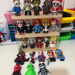 Cute Horror Figures Halloween Decor Desk Buddy - 18 Unique Characters for Spooky Fun figure decoration figure Figurines Desktop Ornaments Figurine home office