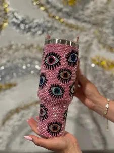 Mega Bling Evil Eye Tumbler
