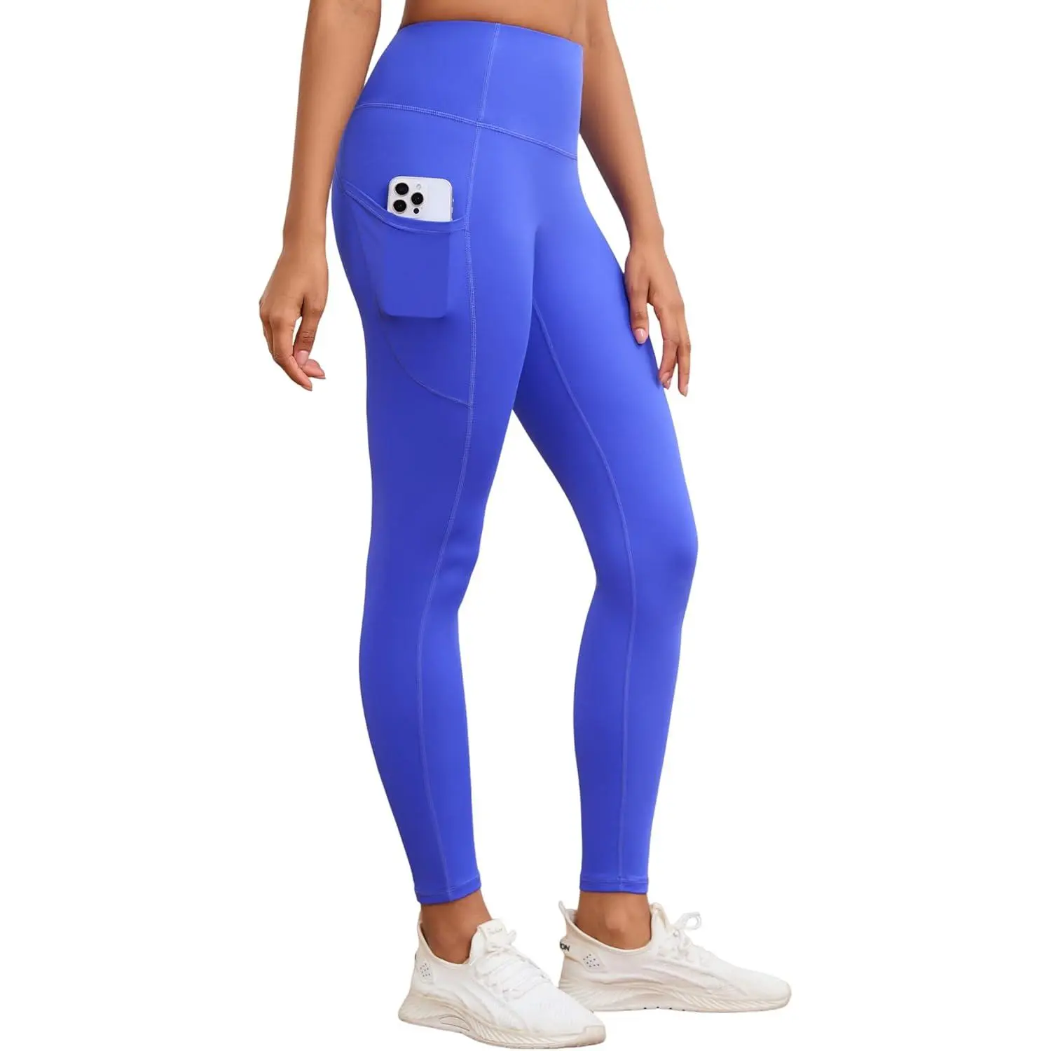Womens Compression Leggings with Pockets Tummy Control Workout Yoga Tights for Woman Sports Gym Butt Lift