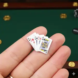 Mini Poker Card Set: Waterproof Pocket Cards, Blind Box Edition. Ideal for Camping Games, Party Icebreaker. compact Playing Cards for Adults & Kids, Premium deck for Game Nights & Outdoor Fun.