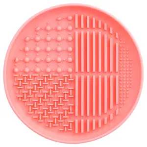 J.Cat Beauty Sili Pad, Silicone Makeup Brush Cleaner, BR33 Pink, 1 Count