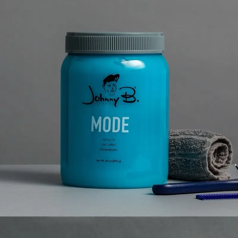 Johnny B. Mode Styling Hair Gel 64oz - Alcohol Free - Unisex - Haircare - Great for Men and Women