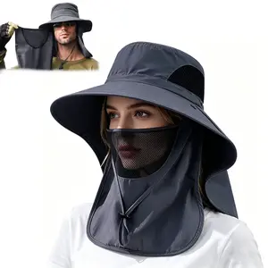 Fishing Hat,Sun Cap with UPF 50+ Sun Protection and Neck Flap,for Man and Women