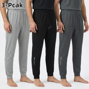 3-pack long pants for spring and autumn, casual and loose fit, ankle binding, sweatpants, men's and women's sweatpants