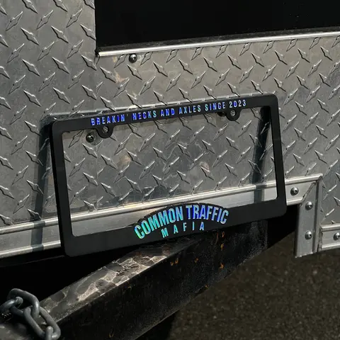 “Common Traffic Mafia” License Plate Frame
