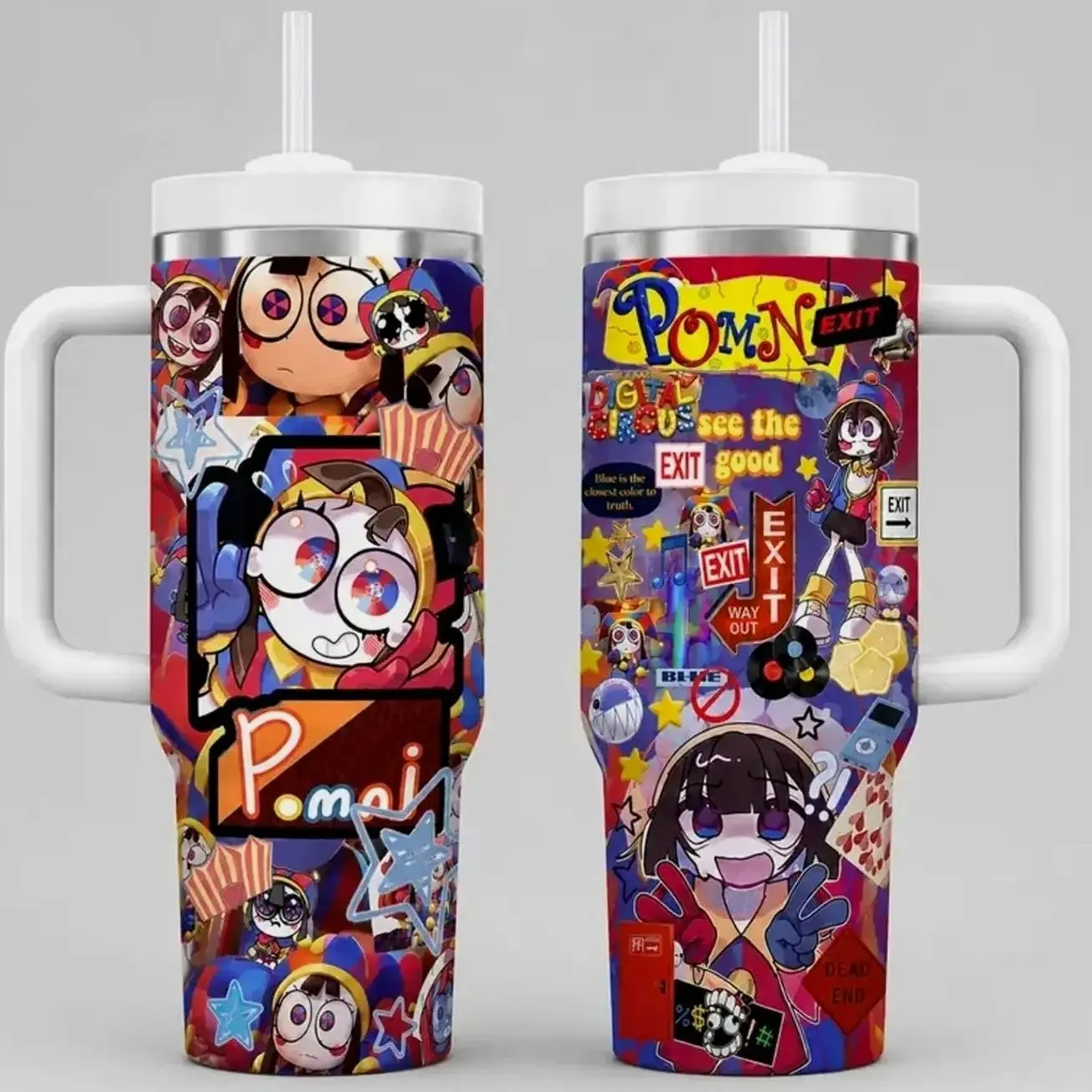 40oz / 20oz POMNI The ADC Tumbler, Movie cup, Gift for Any Occasion: Birthdays, Holidays, or Special Moments for Family, Friends, or Coworkers