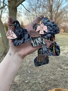 Cattle Tag Keychains