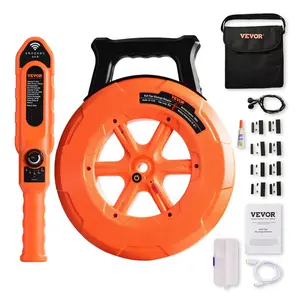 【Summervibes】VEVOR Pipe Locators,  100ft/30m PVC Pipe Locators Underground, IP67 Waterproof Pipe Blockage Detector with Adjustable Sensitivity, Sewer Wall Scanner Plumbing Tool for PVC Plastic Metal Water Pipes