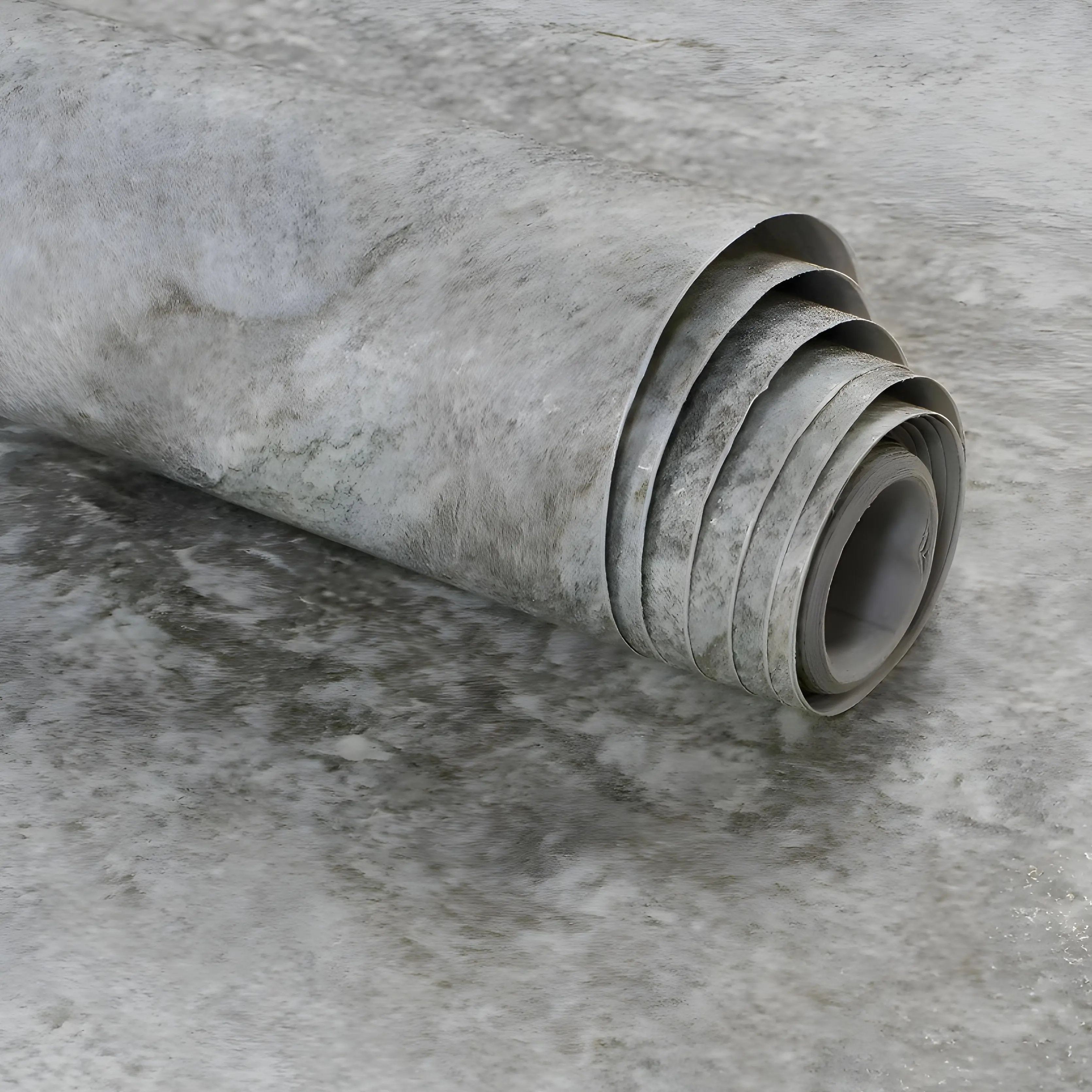 Matte Grey Marble Contact Paper, 12in Width x 197in Length 0.25mm Thick Removable Self-Adhesive Granite Vinyl Film Roll, Renter-Friendly Beginner-Friendly Installation for Countertops, Shelves, Bathroom, Wipe-Clean Surface Home Improvement, 0.25 Mm