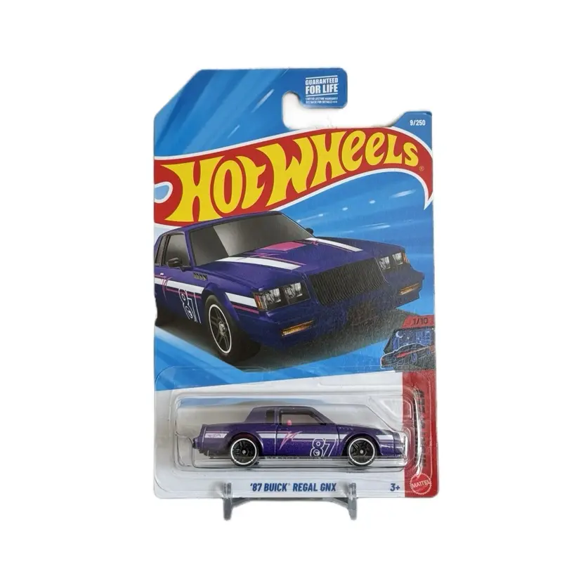 Hot Wheels '87 Buick Regal GNX Treasure Hunt - Purple Diecast Car Model 87 with Detailed Design and Collectible Packaging