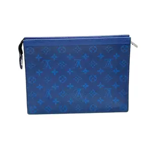 Pre-owned Canvas Clutches & Wristlets Louis Vuitton Pochette Voyage Monogram Taigarama MM