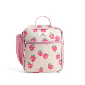 Itzy Ritzy Itzy Lunch Box Toddler Bag - Insulated & Portable with Durable Wipeable Fabric, Side Water Bottle Pocket
