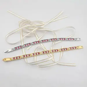 FWJ-STAINLESS STEEL - 8MM CHANGO BRACELET-8".