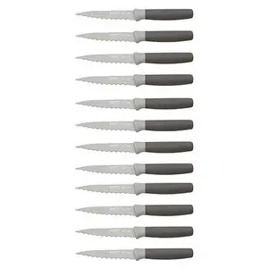 BergHoff Leo 12-piece Stainless Steel Steak Knives, 4.5"