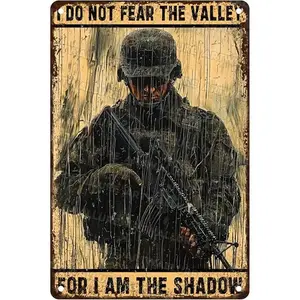 Veteran Metal Sign All Gave Some Some Gave All Vintage Tin Sign for Inspirational Farmhouse Country Patriotic Religious Veteran Decor 8x12inch Wall Room
