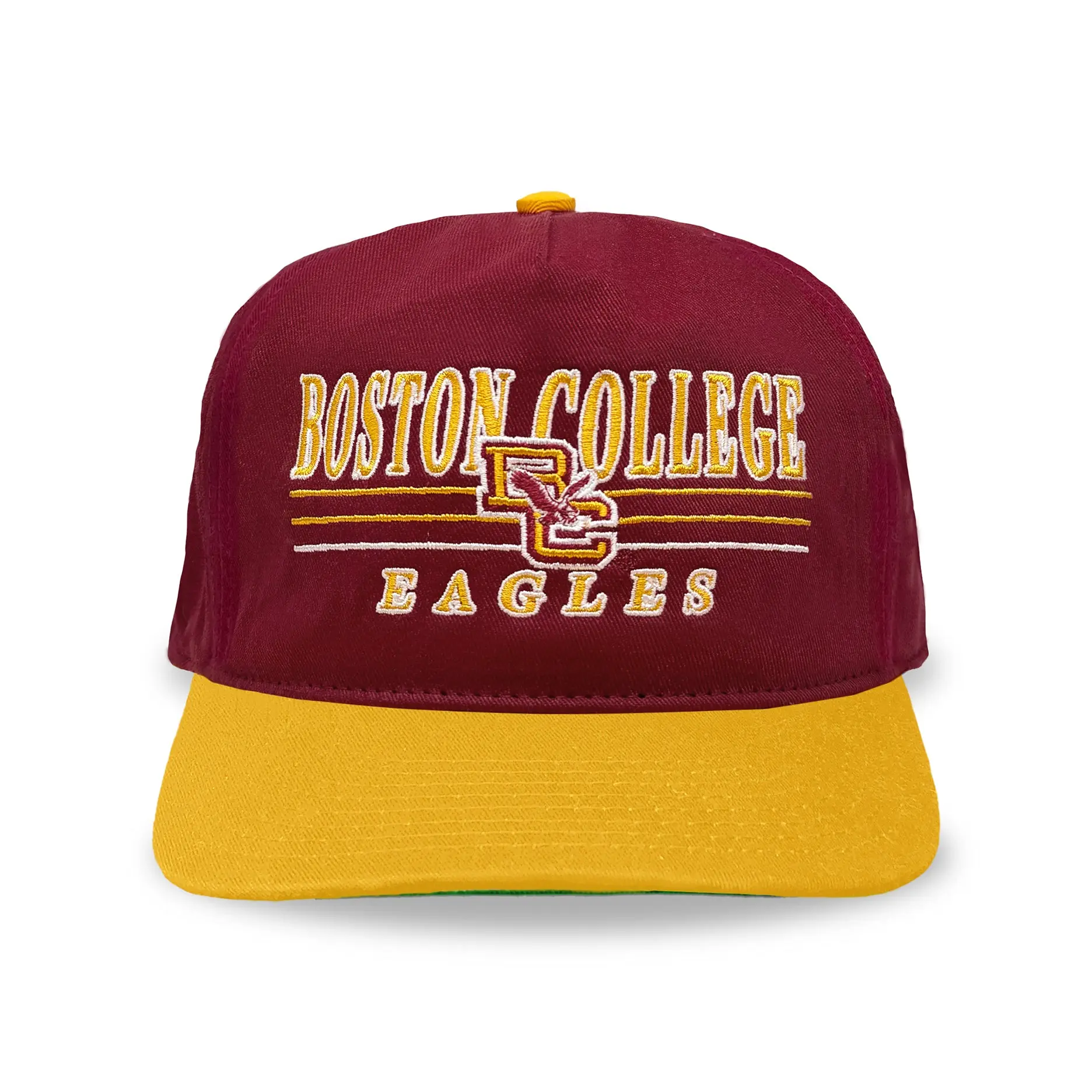 Boston College Eagles Snapback: '90s Maroon/Gold