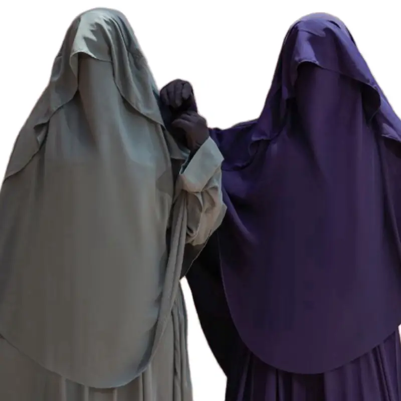 Beautiful Hijab with Shade Cover - Simple Description Provided, No Additional Features Specified