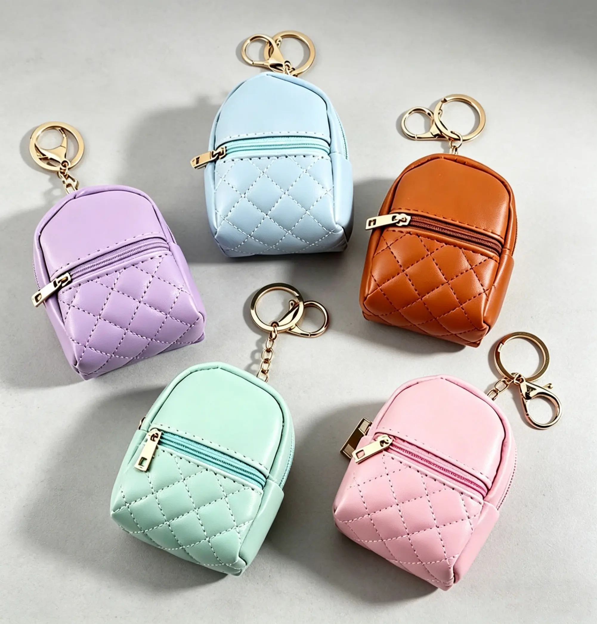 Mini Coin Purse Keychain, Portable Earphone Storage Bag, Cute Creative Bag Charm Fashion Accessory, Perfect for Party Gifts, Birthday Gifts and Graduation Gifts