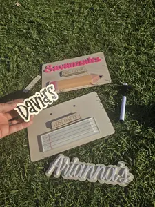 Magnetic Interchangable  Name Add-Ons for First Day/Last Day of School Photo Board