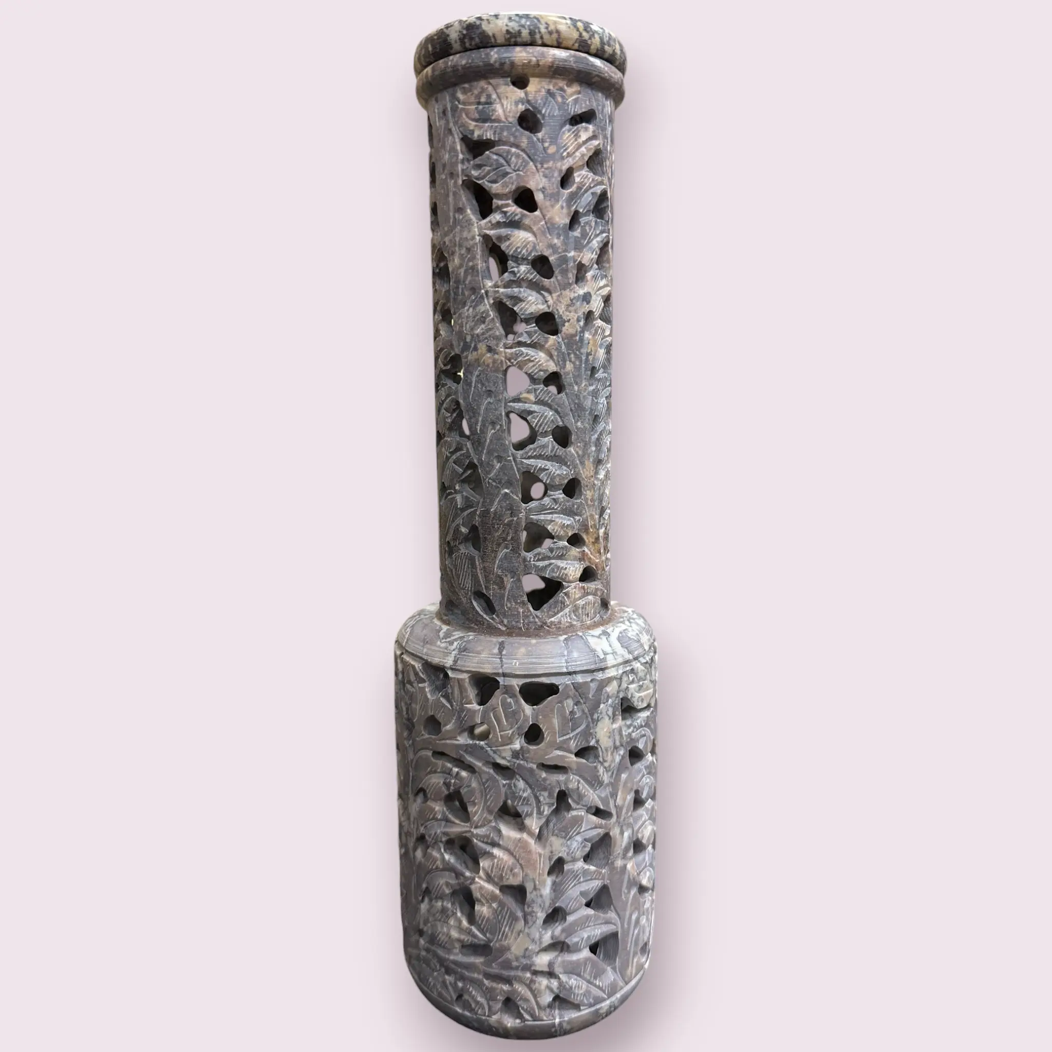 Soapstone Stick Holder Tower